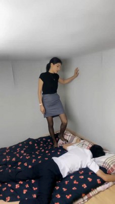 【安琪】减压高难度挑战踹头_HD绳艺资源