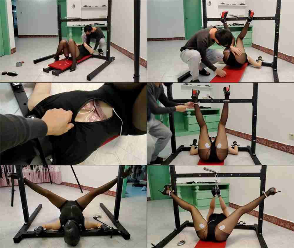 【浅浅原创】金属拘束架03[夸克]_HD绳艺资源