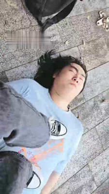 【奶味小仙女】户外帆布鞋蓝色棉袜踩狗_HD绳艺资源