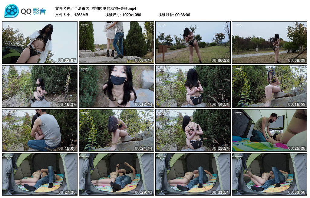 【半岛束艺】 植物园里的动物~矢崎_HD绳艺资源