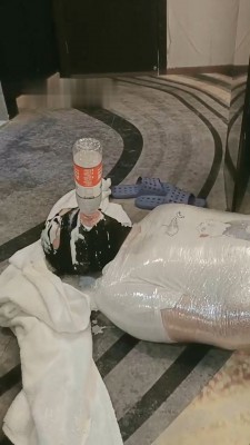 图片[5]_【黑兔】木乃伊踩踏/堵嘴喂食/圣水_HD绳艺资源