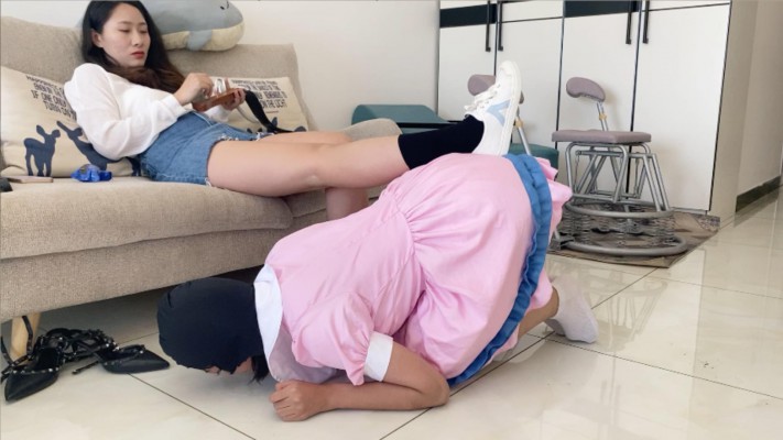 图片[11]_【甜妹女M】女M用舌头舔干净主人鞋底_HD绳艺资源