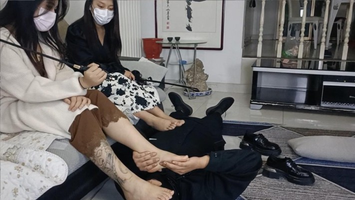 素人新人双女S第二场艺术训练_HD绳艺资源