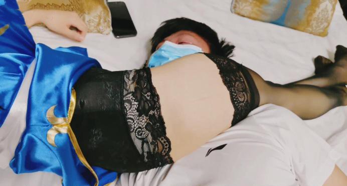 【婉儿原创】暗杀任务之春丽黑丝腿绞窒息 黑丝脚踩脖子腿绞杀剧情大作