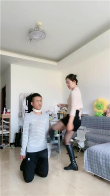 图片[5]_【嘉文】长靴重度踢踹/人体烟灰缸/耳光_HD绳艺资源