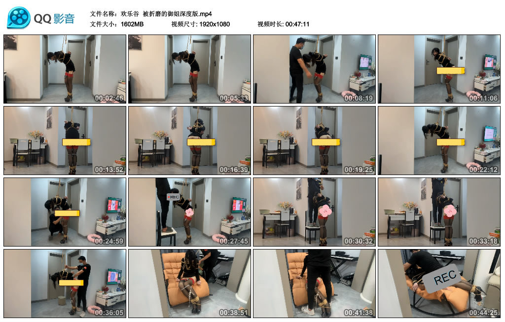 【欢乐谷】 被折磨的御姐深度版_HD绳艺资源