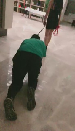 图片[1]_诺曦 带着自家的宠物出门遛弯_HD绳艺资源