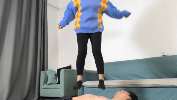 【女神学院·悦兮】反复横跳_HD绳艺资源