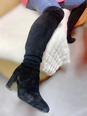 图片[3]_【丝机原创】仔细品尝.狂吮少妇的长靴棉袜脚！_HD绳艺资源