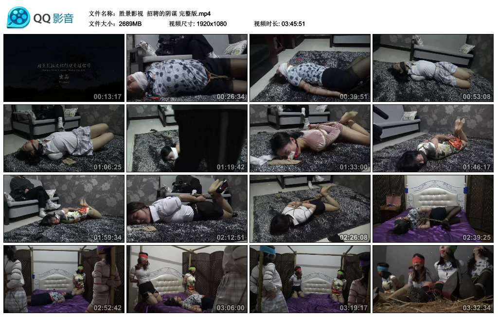 【胜景影视】 招聘的阴谋 完整版_HD绳艺资源