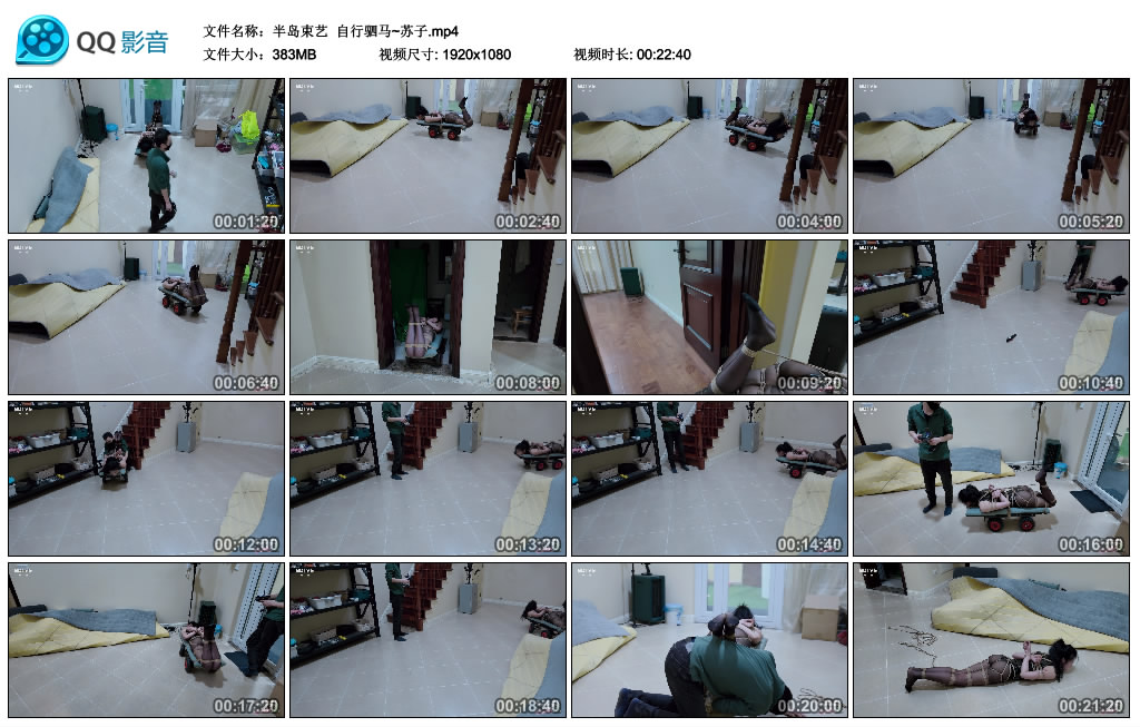 【半岛束艺】 自行驷马~苏子_HD绳艺资源