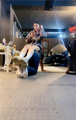 【冰诺】运动鞋白袜S-骑马爬行/踩狗爪_HD绳艺资源