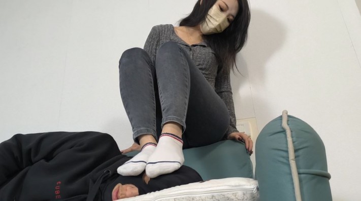 【女神学院·稚主kk】棉袜牛仔裤艺术训练_HD绳艺资源