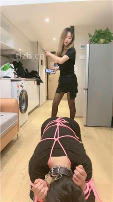 图片[2]_【林夕姐姐】把狗捆起来暴揍_HD绳艺资源
