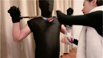 图片[3]_【沅芷大人】枷锁固定-夹子刑虐_HD绳艺资源