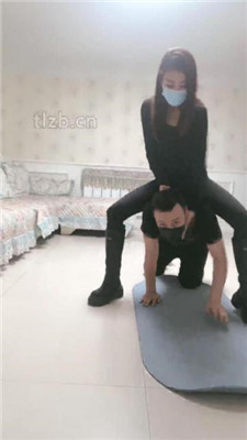 【沐夏夜】长靴S-骑马爬行驯化奴才_HD绳艺资源