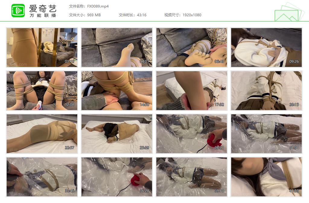 【FXX凡小晓】 春节档驷马欧式直臂 木乃伊挣脱 憋气挑战至昏迷_HD绳艺资源