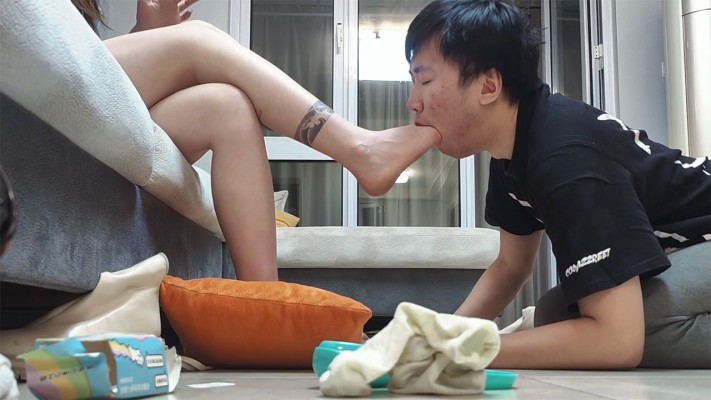 图片[5]_【红颜榜】领主老大的修脚师——人体垃圾桶系列（十）_HD绳艺资源