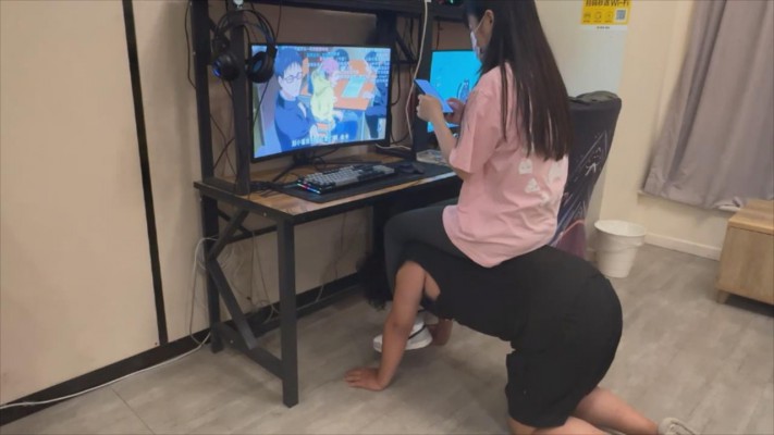 图片[4]_【无双工作室】剧情：网管被客人调成狗_HD绳艺资源