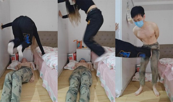 【啦啦啦】小野主人超高难度挑战跳踩_HD绳艺资源