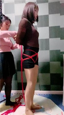 【盈盈】五花大绑囚禁变装狗_HD绳艺资源