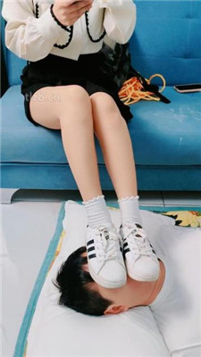 【萌宝儿】贝壳头白棉袜-拖鞋-裸足全体重踩脸_HD绳艺资源