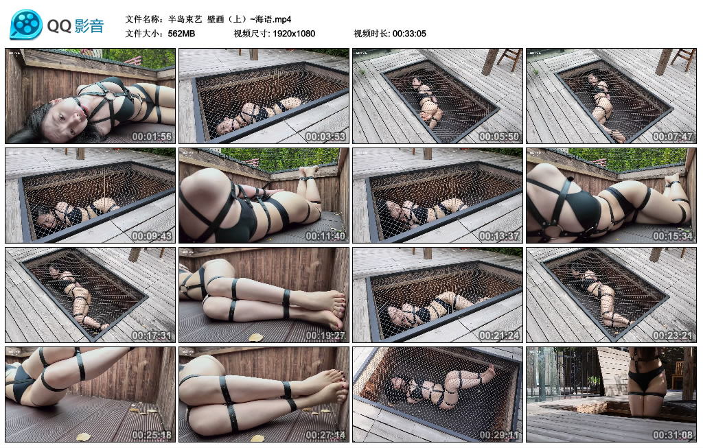 【半岛束艺】 壁画（上）~海语_HD绳艺资源