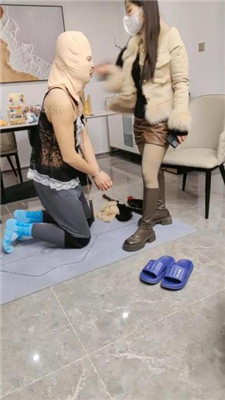 图片[2]_【汐言】艺术闻靴内/遛狗爬行/绳艺技巧艺术装置塞嘴/跳踩_HD绳艺资源