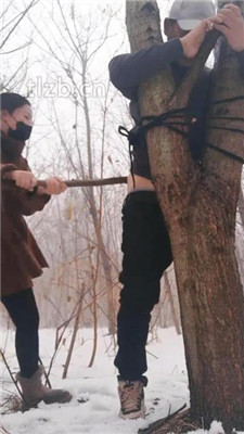 【卡罗琳】户外冰天雪地调-绳艺技巧棍棒重度sp_HD绳艺资源