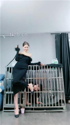 图片[5]_【艾琳175】铁笼关狗-舔高跟/碾压狗爪/插嘴/袜子塞嘴/虐乳_HD绳艺资源