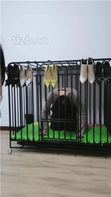 【凌儿女神】白领S-狗笼圈养刑虐_HD绳艺资源