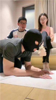 【jenn】情侣主虐绿帽-强迫吃套套/高跟踩狗爪/踩踏喂食/提档_HD绳艺资源