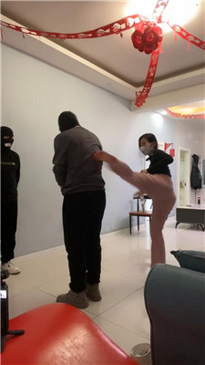 图片[9]_【精神小妹】跆拳道妹妹真人靶训练_HD绳艺资源