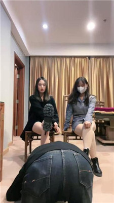 【盖洛】双S-跪爬短靴踩/训练/骑马踩踏/清理白袜脏鞋底_HD绳艺资源