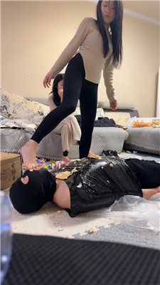 图片[10]_【精神小妹】双S-胶带全包木乃伊狗-踩踏喂食【完整版】_HD绳艺资源