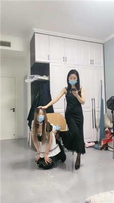 图片[10]_【小雅老师】女仆母畜-当脚垫/狗爬/羞辱喂食【双视角版】_HD绳艺资源