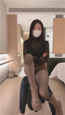 图片[4]_【晓雅】长靴女神-人肉坐垫/碾压踩/数据线抽/夹手指_HD绳艺资源