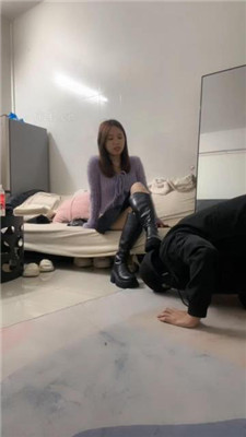 【珈瑶】闻白袜臭鞋/掐乳/清理长靴_HD绳艺资源