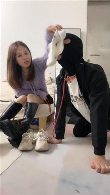 图片[5]_【珈瑶】闻白袜臭鞋/掐乳/清理长靴_HD绳艺资源