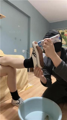 图片[2]_【黑泽兮】棋盘格黑棉袜-刷鞋匠的日常_HD绳艺资源