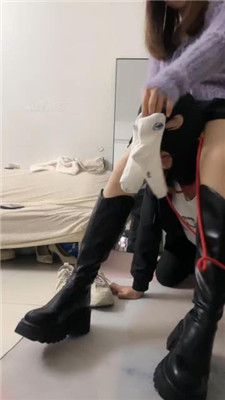 图片[6]_【珈瑶】闻白袜臭鞋/掐乳/清理长靴_HD绳艺资源