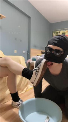 【黑泽兮】棋盘格黑棉袜-刷鞋匠的日常_HD绳艺资源