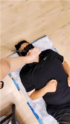 【上海汤圆】臭脚蹂躏狗脸/坐脸窒息/掐脖/踩踏 JS240724-39_HD绳艺资源