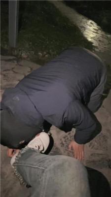 图片[3]_【娩娩大魔王】户外遛狗爬行-舔脏小白鞋_HD绳艺资源