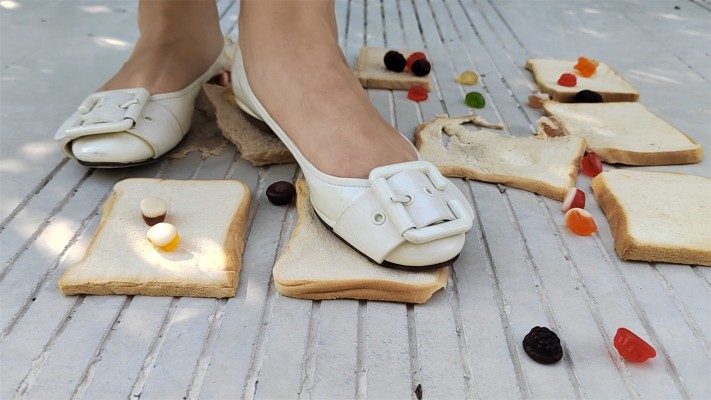 图片[5]_【大美】白色平底鞋踩QQ糖+吐司面包 YC-240727-4_HD绳艺资源