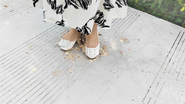 图片[2]_【大美】白色平底鞋踩QQ糖+吐司面包 YC-240727-4_HD绳艺资源