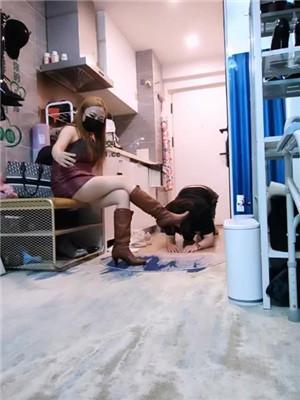 【魔鬼天使】高跟长靴踩/骑马转胯/闻舔肉丝jio/绳艺技巧【双视角版】 bf43569_HD绳艺资源