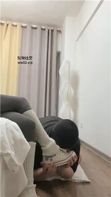 【PINK】脚喂食/清理脏鞋原味长筒袜 JS241112-38_HD绳艺资源