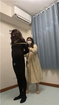 【月亮】五花大绑吊绑CD奴 JS241116-2_HD绳艺资源