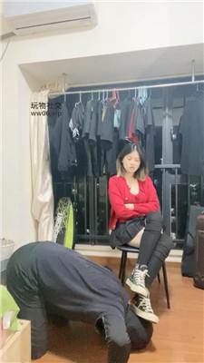 【甜味药丸】高帮帆布鞋及膝袜+长靴踩踏/藤条抽打 bf47646_HD绳艺资源